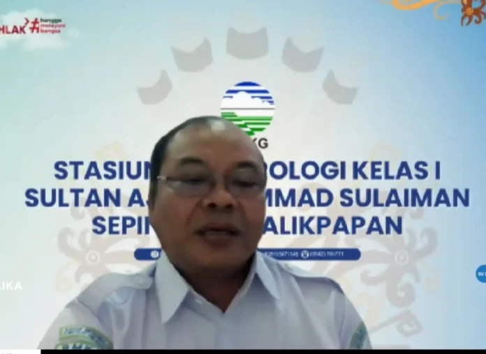 Kepala Stasiun Meteorologi Kelas I Sultan Aji Muhammad Sulaiman Sepinggan BMKG Balikpapan, Kukuh Ribudiyanto. Foto : Pemprov Kaltim